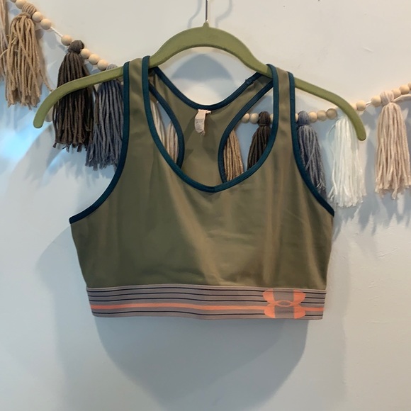 Under Armour Tops - Under armour olive green sports bra